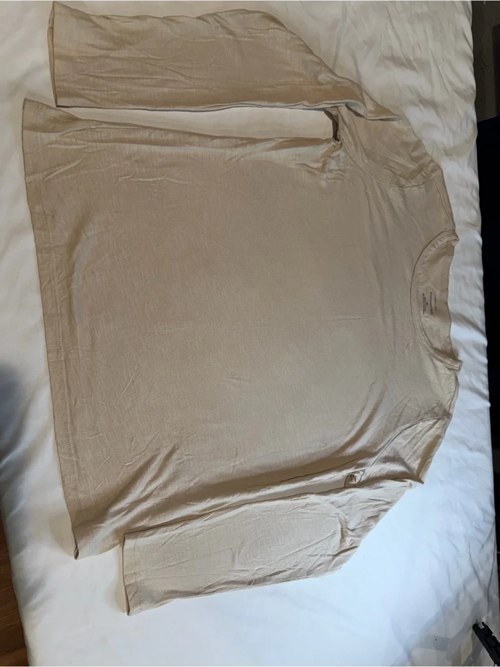 Banana Republic Men’s Long-Sleeve Tee in Beige